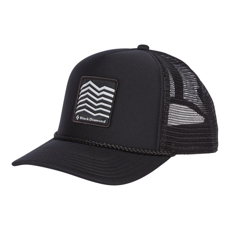 Black Diamond Platta Bill Trucker Hat Tillbehör Unisex Svarta | 6790-EKAYM