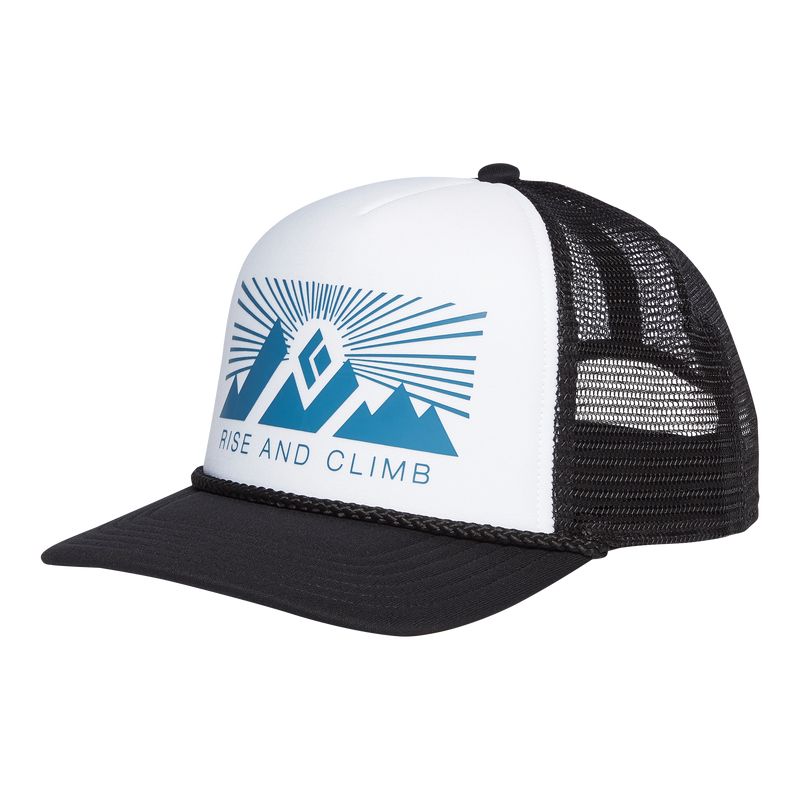 Black Diamond Platta Bill Trucker Hat Tillbehör Unisex Vita Blå | 6827-VMFWL