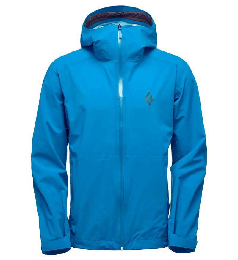 Black Diamond Stormline Stretch Rain Shell Jacka Herr Blå | 3478-QUWEJ