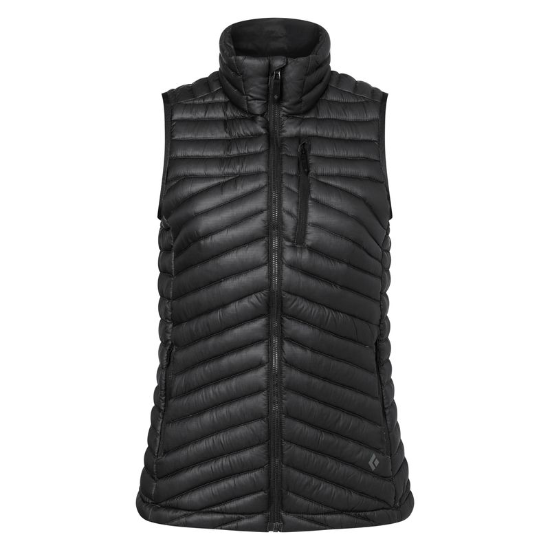 Black Diamond Approach Down Vest Jacka Dam Svarta | 7592-FIBGO