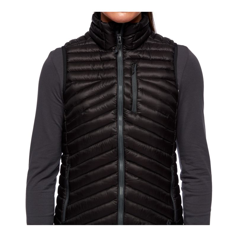 Black Diamond Approach Down Vest Jacka Dam Svarta | 7592-FIBGO