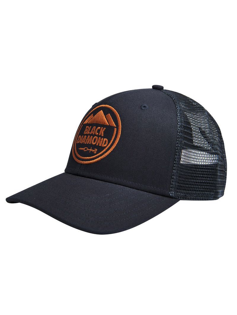 Black Diamond BD Trucker Hat Tillbehör Unisex Svarta Röda | 0385-MCXFU