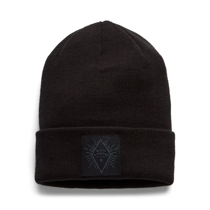 Black Diamond Badge Beanie Tillbehör Unisex Svarta | 0387-YMJUE