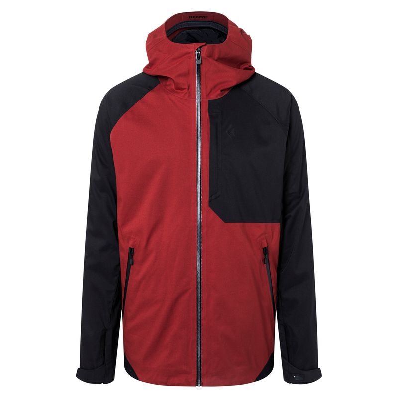 Black Diamond Boundary Line Insulated Jacka Herr Röda | 5623-XTDSL