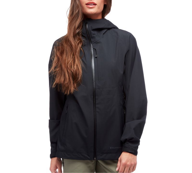 Black Diamond Highline Shell Jacka Dam Svarta | 8053-ICASZ