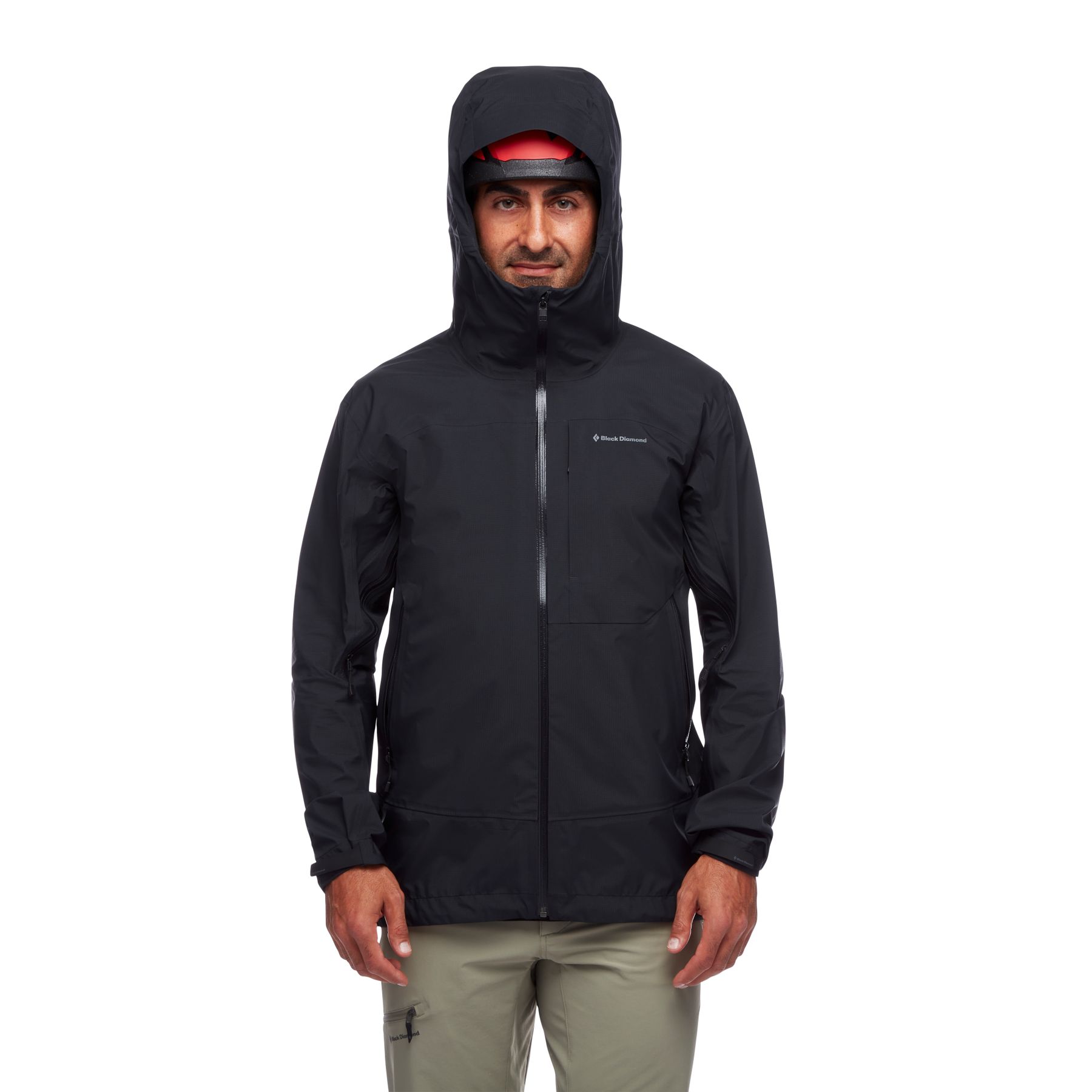 Black Diamond Highline Shell Jacka Herr Svarta | 8495-ILHQN