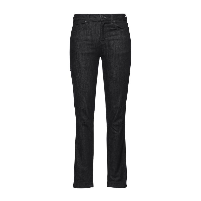 Black Diamond Mission Wool Denim Byxor Dam Svarta | 2386-ITCWA