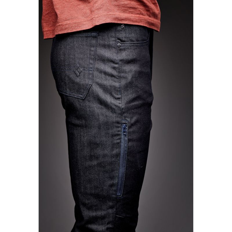 Black Diamond Mission Wool Denim Byxor Herr Mörkindigo | 5491-PQVIJ