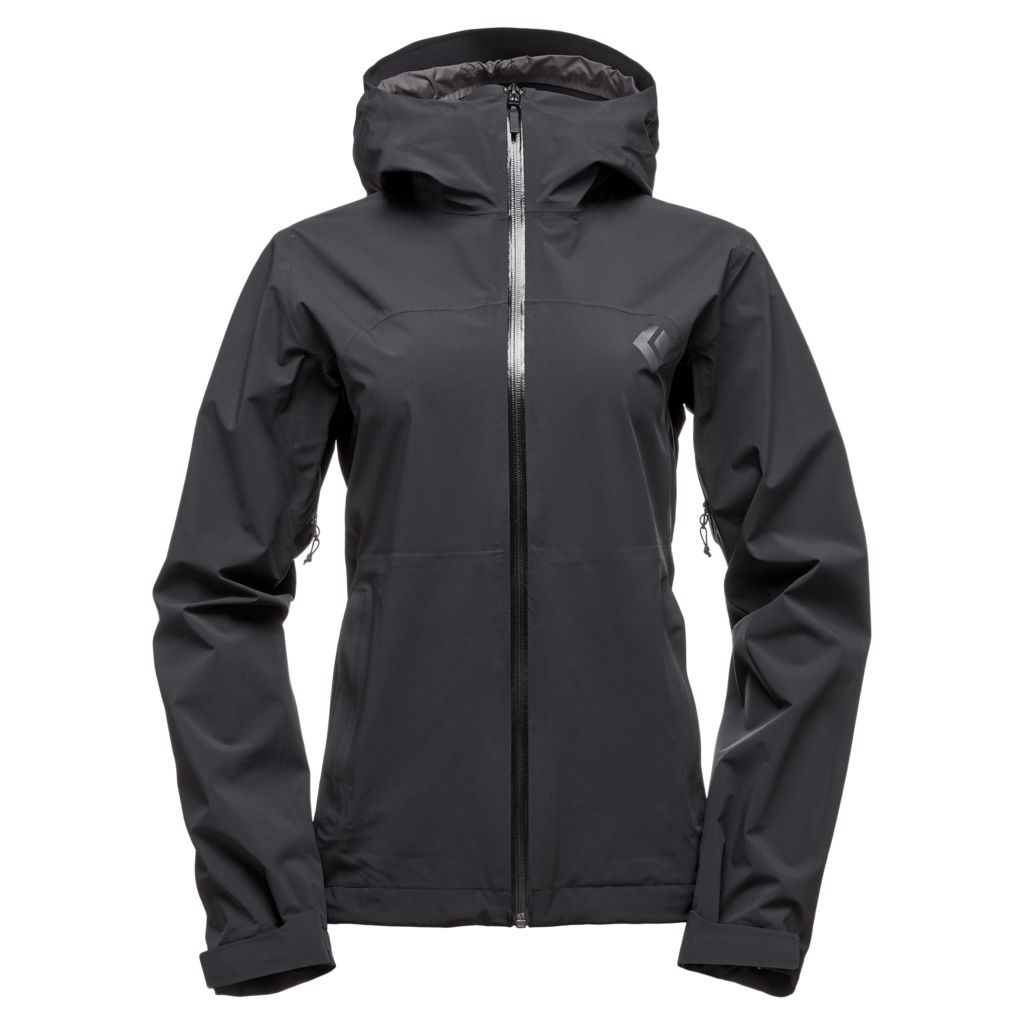 Black Diamond Stormline Stretch Rain Shell Jacka Dam Svarta | 2730-QMVAK