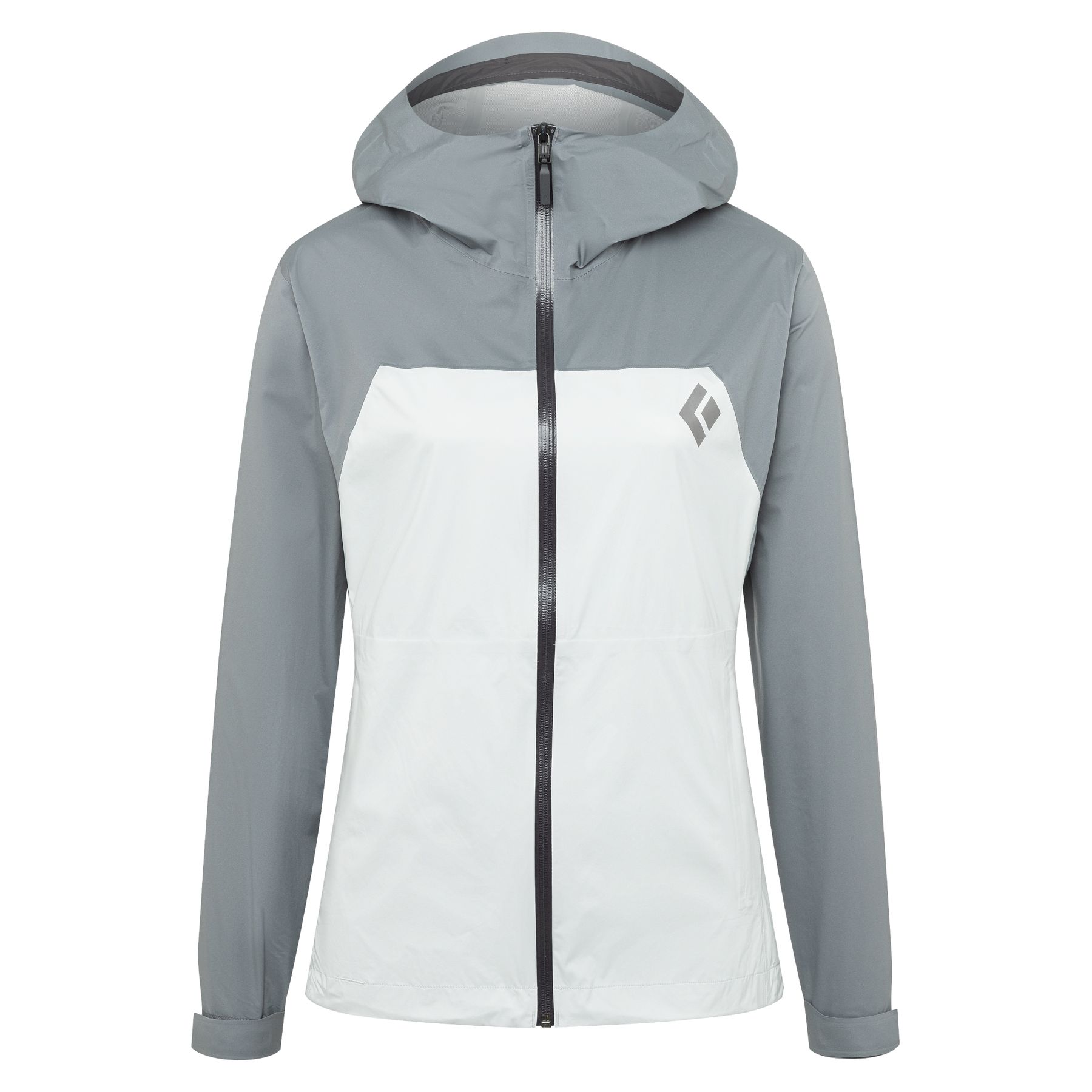 Black Diamond Stormline Stretch Rain Shell Jacka Dam Grå Vita | 5364-VXHAF