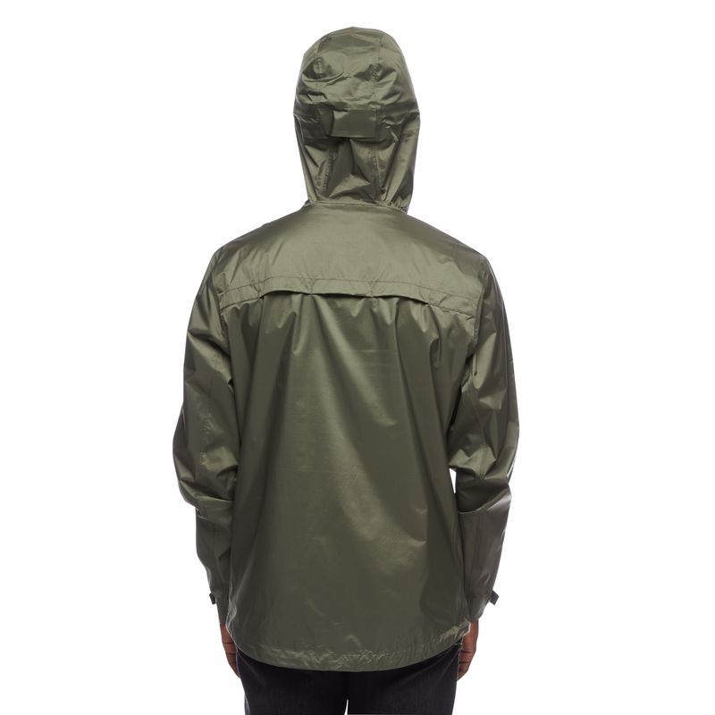 Black Diamond Treeline Rain Shell Jacka Herr Gröna | 7025-RWDZJ